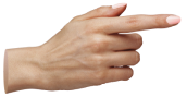 pointing hand right